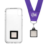 Link Lanyards Clear Case Showing Magnet
