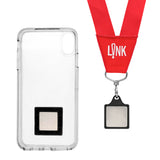 Link Lanyards Clear Case Showing Magnet