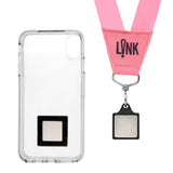 Link Lanyards Clear Case Showing Magnet